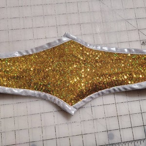 MADE TO ORDER Elton John inspired Yellow / Gold Vest, belt and Pant for Women image 7