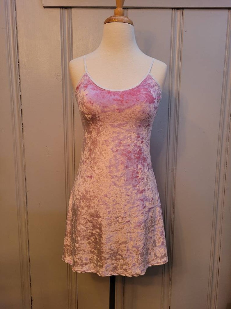 MADE TO ORDER Pink Velvet Dress inspired by My Date with The Presidents Daughter Movie image 2