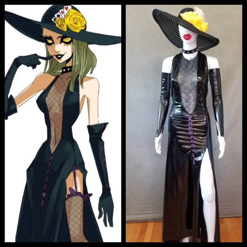 MADE TO ORDER Sae Niijima Shadow inspired Dress /& Spike Collar Only