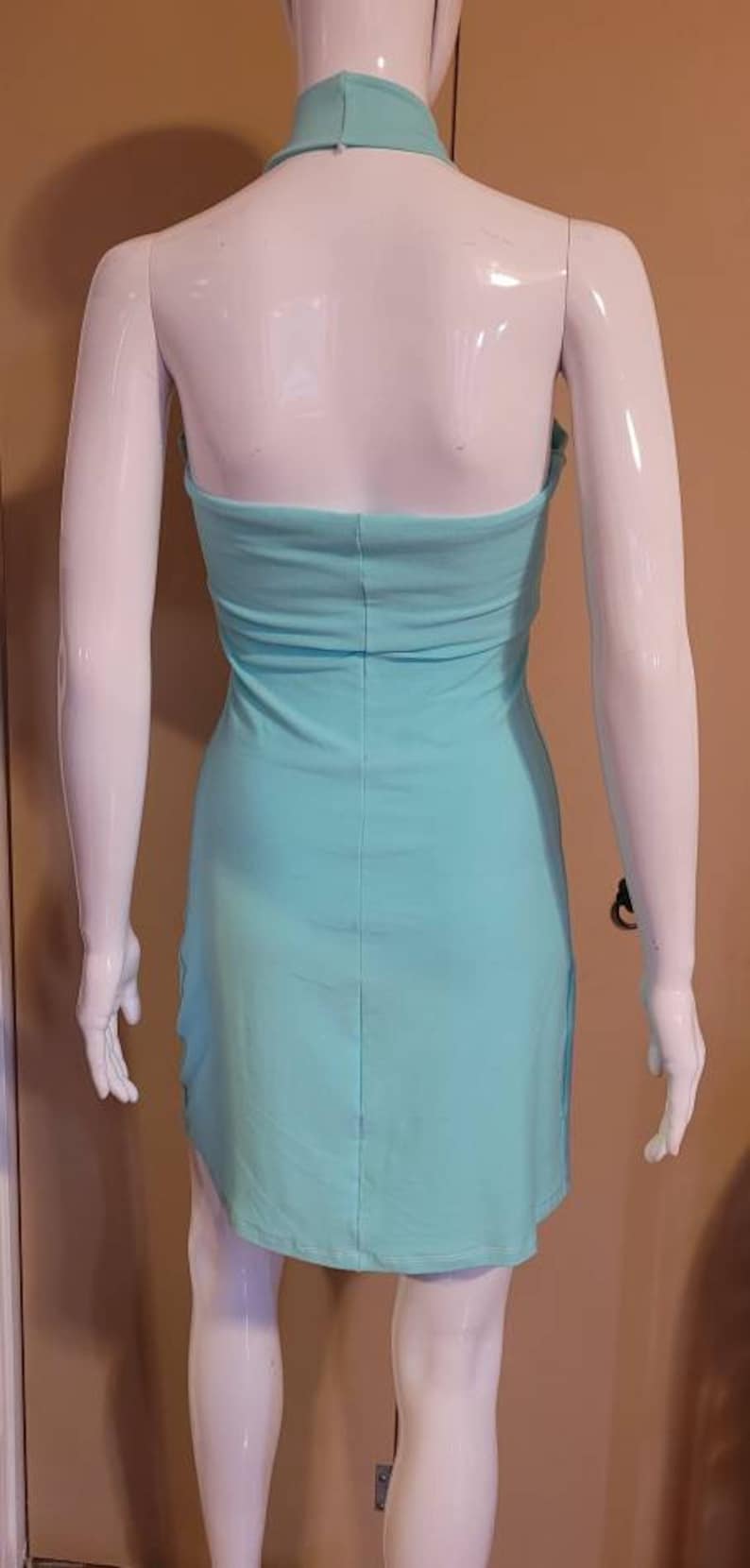 MADE TO ORDER Aquamarine inspired mint green dress image 4