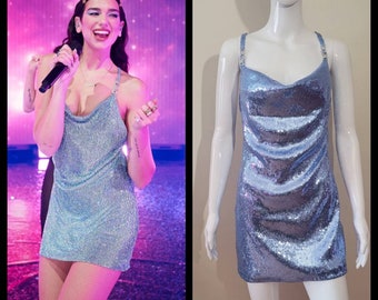 MADE TO ORDER Dua Lipa "Levitating" inspired dress