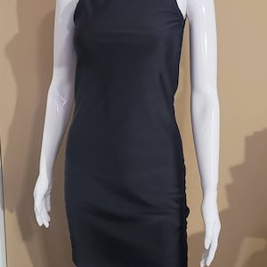 MADE TO ORDER Whitney Houston 'I wanna dance with somebody' black inspired dress image 2