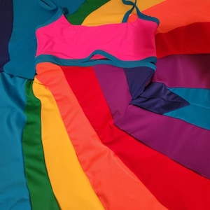 MADE TO ORDER 13 going on 30 Inspired Rainbow-Colored Dress image 3