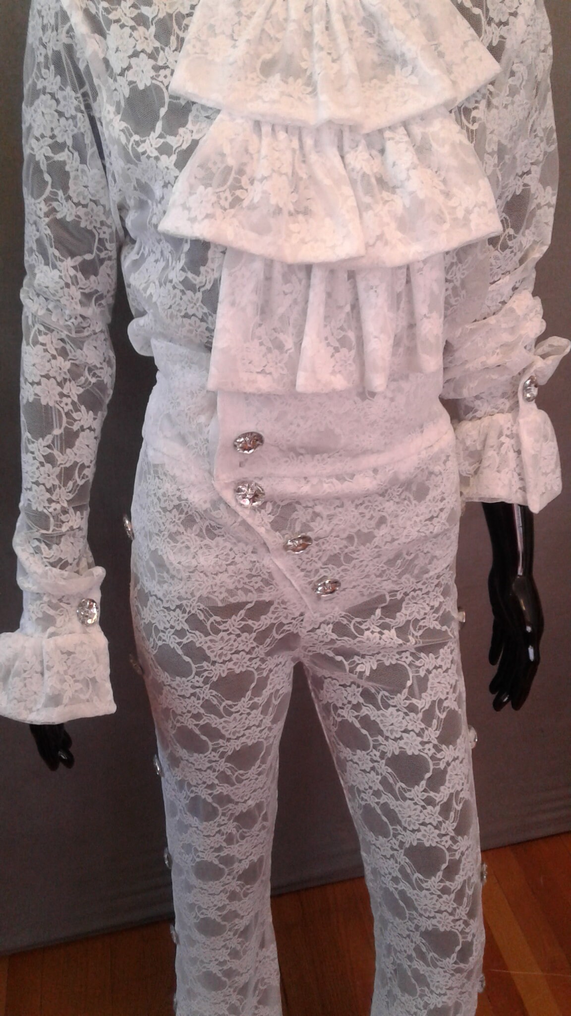 MADE TO ORDER All White Lace Costume for Women - Etsy