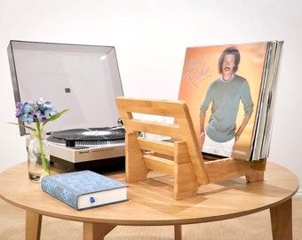 Bambus LP-Aufbewahrungssystem,LP-Halter Holz,Vinyl-Aufbewahrungssystem, Plattenständer,Plattenhalter
