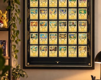 30th Anniversary Pikachu Card Display | 6x5 Layout (Digital Download) 50x70cm