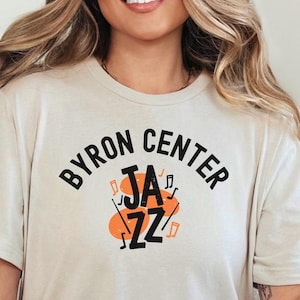 Custom School Colors High School Jazz Band Tee Shirt Gift For Mom, Fine Arts Music T-Shirt Gift For Dad, Graphic TShirt Gift For Her