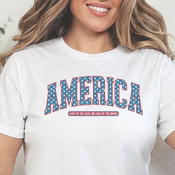 USA Independence Day, Red White And Blue, USA Flag T-Shirt Stars and Stripes Patriotic Shirt Happy Fourth Of July 4th, America
