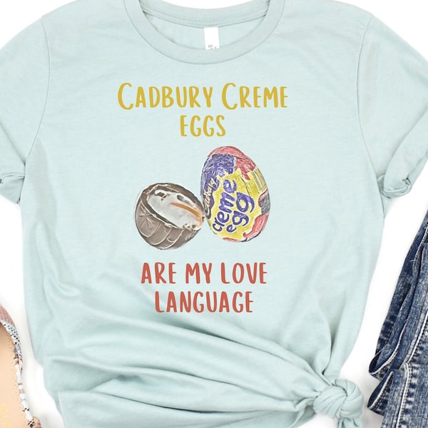 Happy Easter Candy Chocolate Creme Egg, Funny Easter Cream Egg Lover Graphic Tee Shirt Gift For Her, Cream Egg Lover T-Shirt Gift For Mom