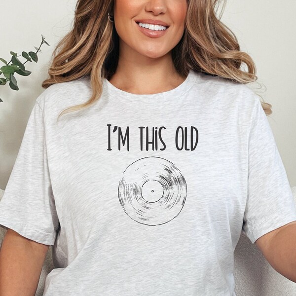 Happy Birthday Gift Vintage Record Player tshirt, Throwback Shirt, Gen X Generation X Retro Style, 1980s Fashion 90s Style, Vinyl Turntable