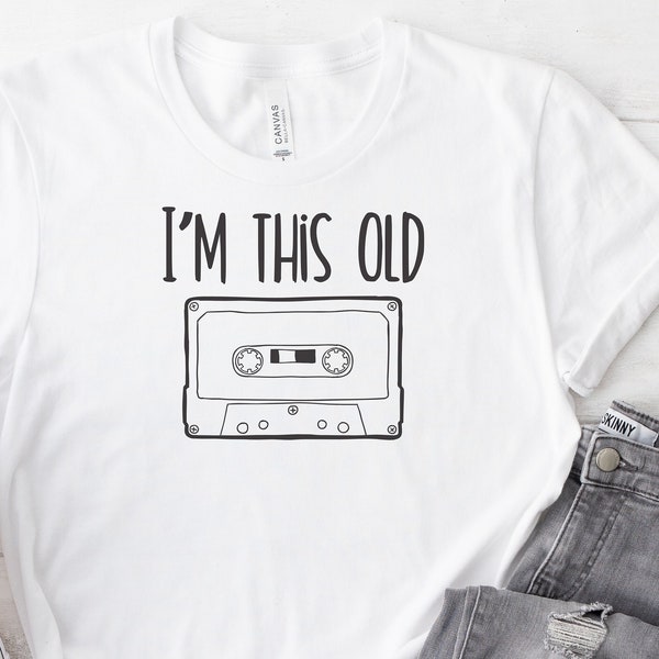 Happy Birthday Gift Vintage Cassette Player tshirt, Throwback Shirt, Gen X Generation X Radio Retro Style 1980s Fashion 90s Style, Next Gen