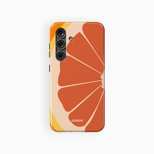 Ästhetische Sommer Orange Handyhülle, Zitrusfruchtscheibe | Für Samsung Galaxy S25 Ultra Case, Galaxy S25 S24 S23 S22 S21 Ultra Plus Case