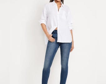 Old Navy High Rise Super Skinny Jeans Blau Kleine 2 Petite