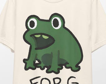 Camiseta con meme de Frog Forg, camiseta gráfica, camiseta para amantes de los animales, camiseta divertida, camiseta bonita, camiseta unisex