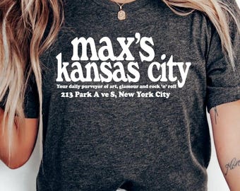 Max's Kansas City Shirt