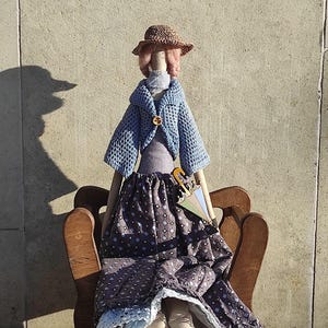 TILDA DOLL Tilda-style Doll Handmade from natural hypoallergenic materials - a beautiful gift for MOTHER&#39;S Day
