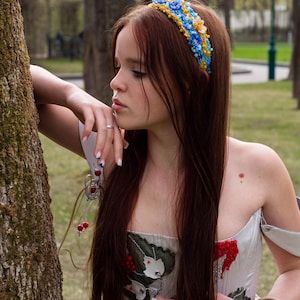 Luxurious Beaded Headband - Crystal Hair Accessory for Women - Elegant Handmade Design