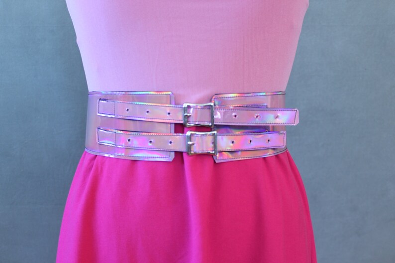 pink sequin belt