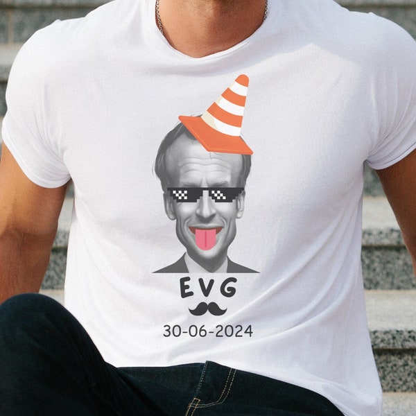 T-shirt EVG futur marié + date + prénom du marié avec imprimé devant et dos, T-shirt enterrement de vie de garçon, T-shirt evg personnalisé