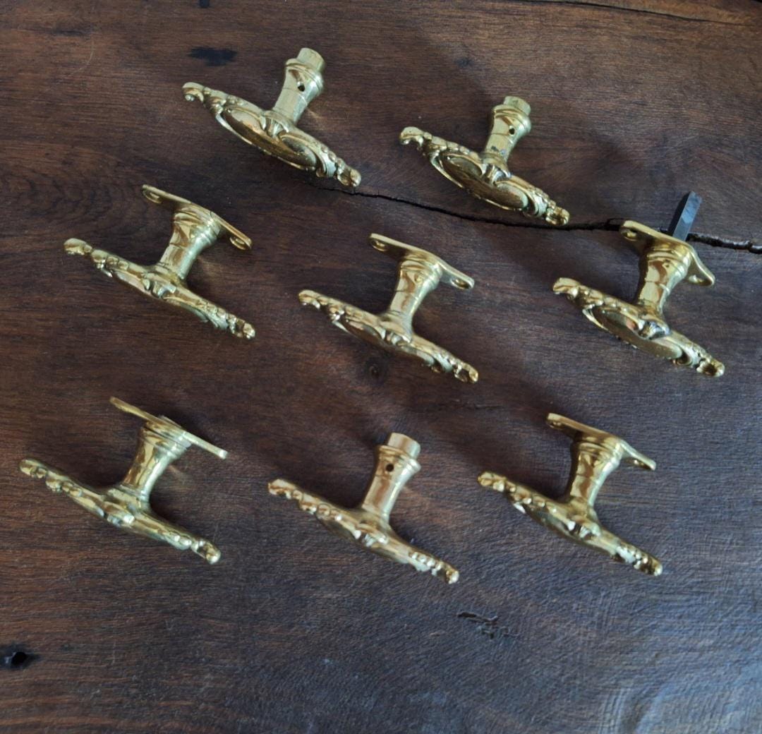 Furniture Handle Hammered Brass Bronze Cabinet Hardware Drawer Pulls