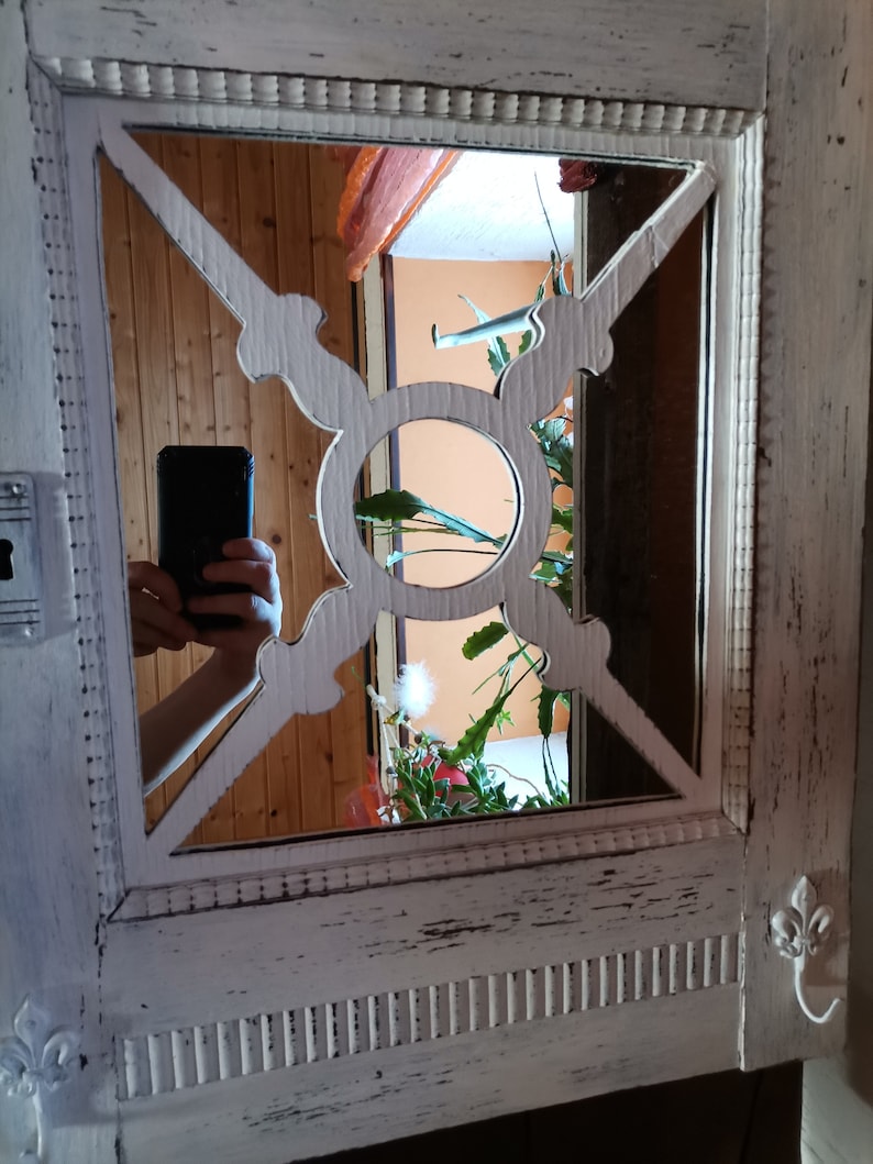 Spiegel Garderobe, antik Eiche kostenloser Versand Bild 3