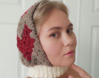 Crochet Balaclava: Red Heart Design, Spring Knitted Hood