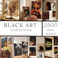 Black Art Collection of 2500 Prints, Black Woman Art, African American Art, Black Art Prints, Abstract Gallery Wall Art, Printable Art, 140
