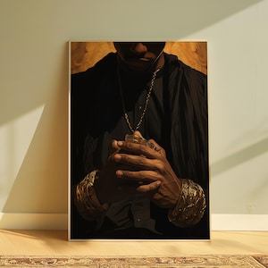 Schwarzer Mann, schwarze Wandkunst, männliche Wandkunst, Afroamerikanerdrucke, schwarze Kunstdrucke, Afrocentric Wandkunst, druckbare Kunst 272