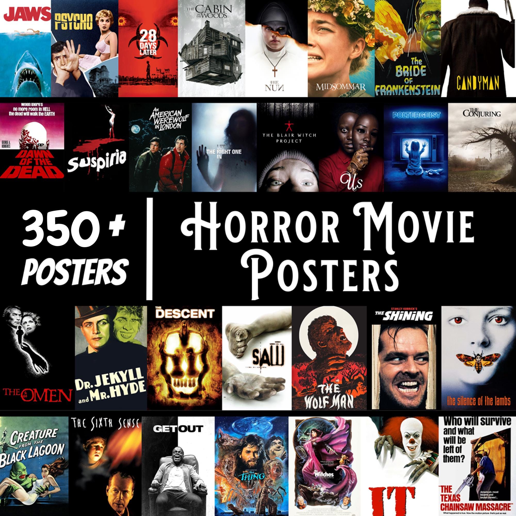 Manifesti Di Film Horror Degli Anni '70 VGPD IT 2017 Horror Film - Foto 11