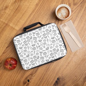 Fun Foodie Lunch Bag | Cute Lunch Tote for Adults, Meal Prep, School, Work, Picnic, Gifts
