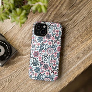 Floral Magnetic Tough Cases - Stylish Phone Protection, Ideal for Gifts, Spring Celebrations, Nature Lovers, Trendy Accessories