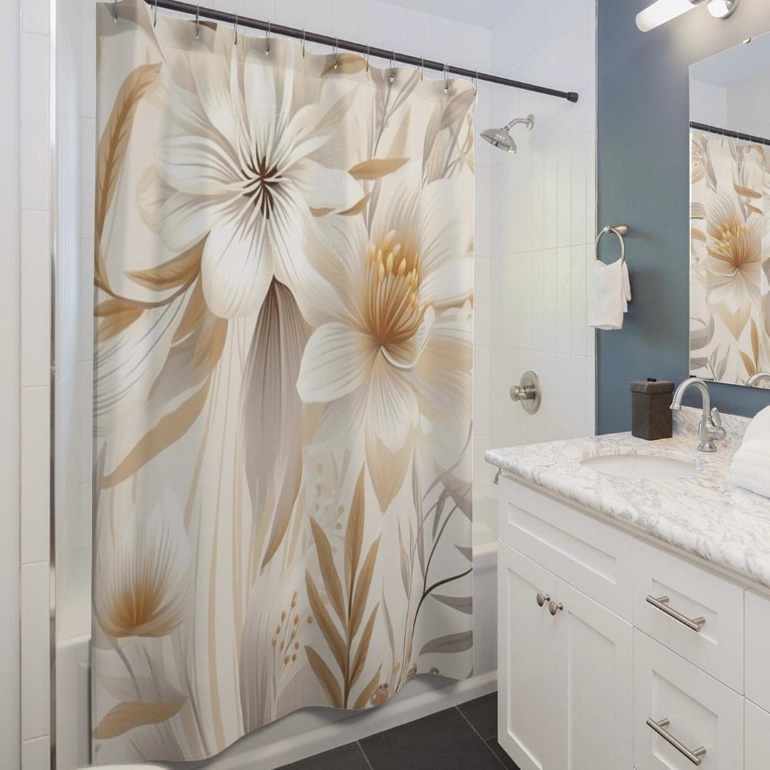 ASDCXZ Tenda Da Doccia Boho 180x180 Cm, Moderna Arte Astratta Arancione