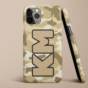 Camo Camouflage iPhone 15 Case iPhone 14 Case Monogram iPhone X Case Personalized iPhone 15 Pro Case iPhone 13 Military Army Galaxy S23 Case