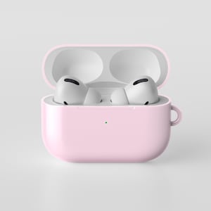Cute Pastel Pink AirPods Case - Gift for Her, Tech Accessory, Handmade Pastel Pink AirPods Case - Protective Cover for Wireless Earbuds