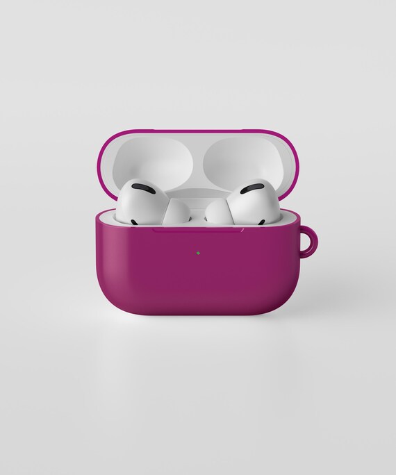 AirPods® 用ハンドクラフト マルベリー パープル ケース 