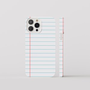 BACK TO SCHOOL simpatico quaderno carta iphone custodia quaderno carta iphone 15 14 13 12 11, regalo per l'insegnante, apprezzamento dell'insegnante per il ritorno a scuola
