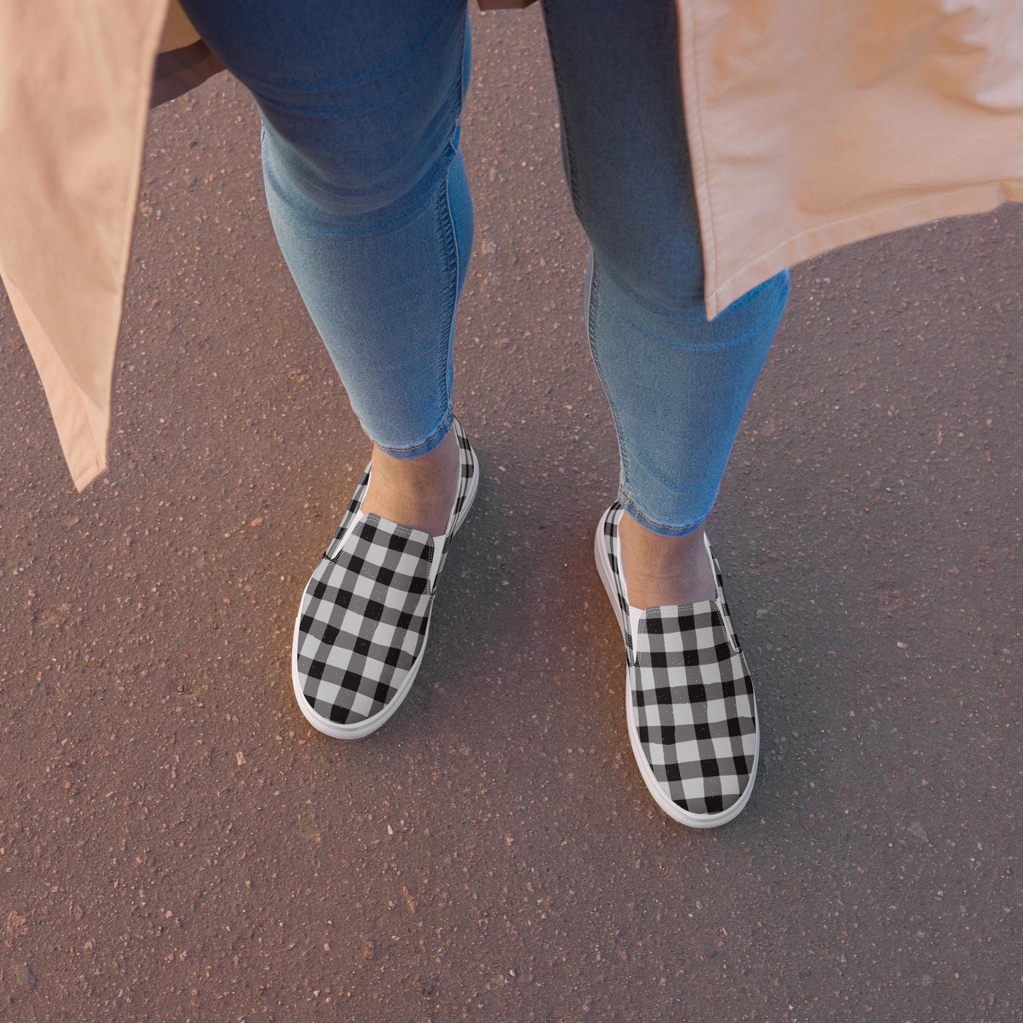 Gingham vans deals