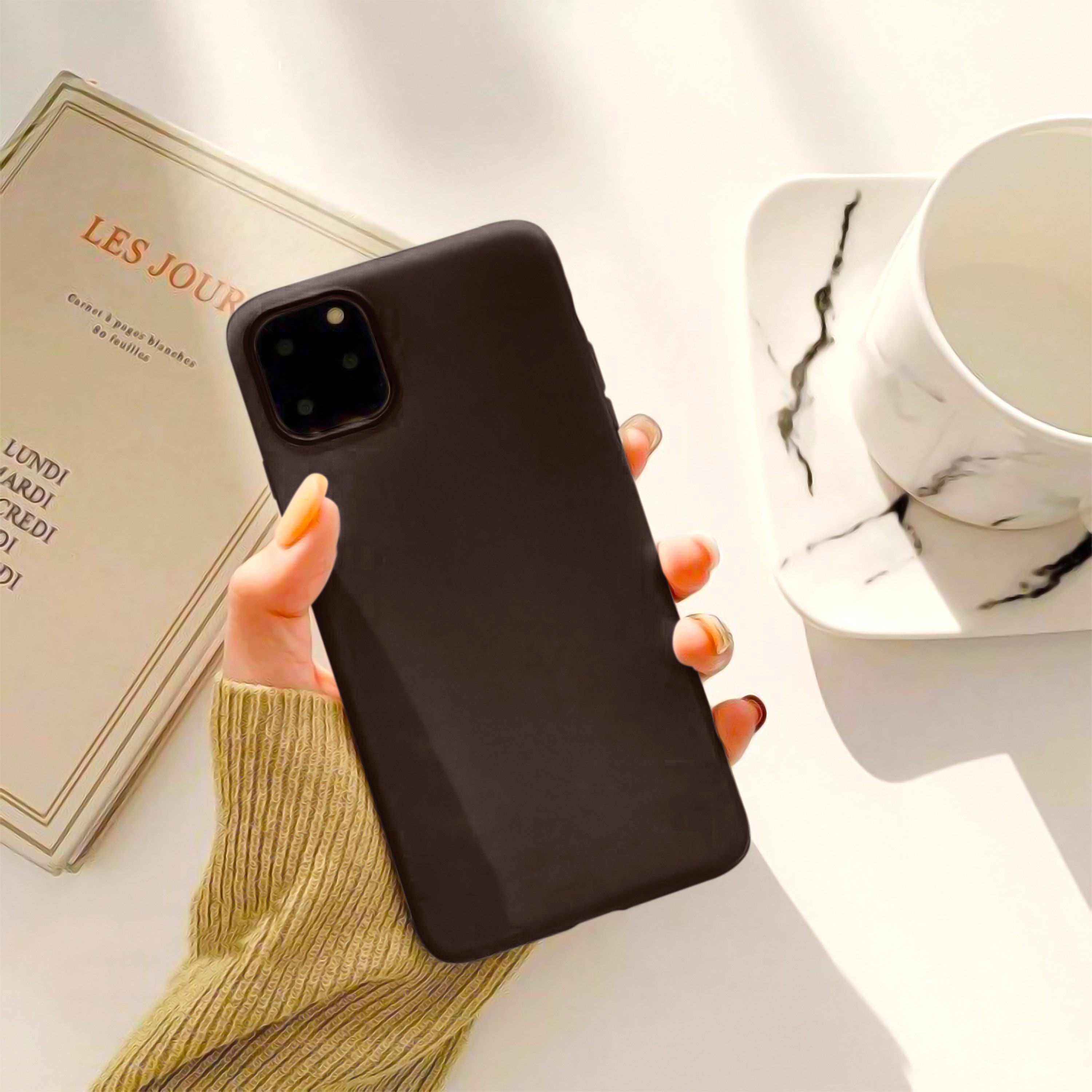 Dark Chocolate Brown iPhone 13 Case, Brown iPhone 12 Case