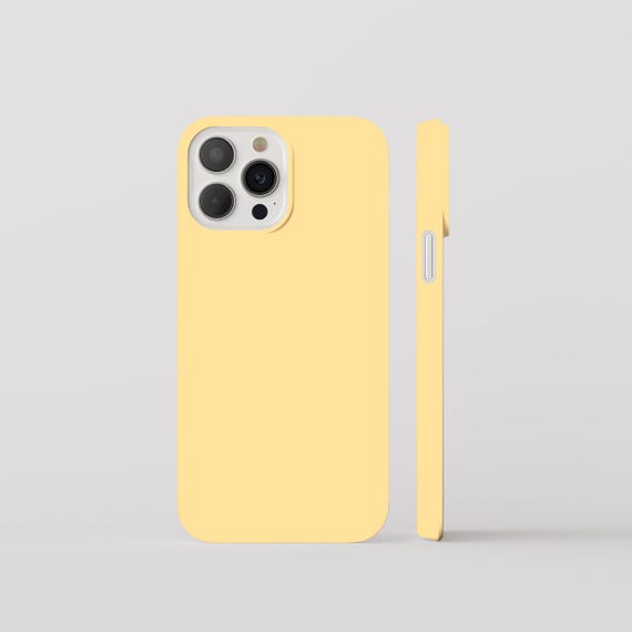 Pastel Yellow iphone 12, yellow iphone 12 case, light yellow phone case,  iphone 13 pro case, iphone 12 pro case, yellow iphone 13 case