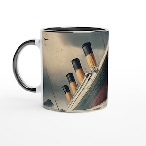 Titanic - 11oz Ceramic Mug - sinking ship boat mugs ocean coffee tea cup cups