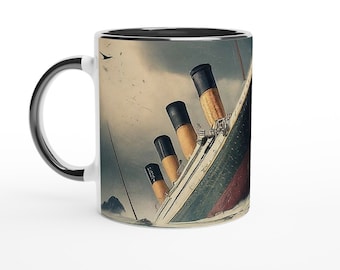 Titanic Becher | Vintage Ozeandampfer Kaffeetasse | Einzigartiges maritimes Geschenk