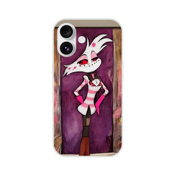 Durable Angel Dust Design - Funny Hazbin Hotel iPhone Flex Case -  Transparent & Impact Resistant - Etsy