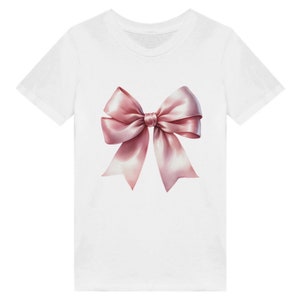 Bow - Organic Kids Crewneck T-shirt