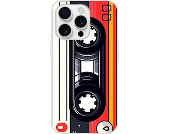 Retro Cassette Flexi Phone Case for iPhone - Durable & Stylish Protection