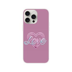 Love - Flexi case - pink phonecase liebe amor Handyhülle iphone samsung