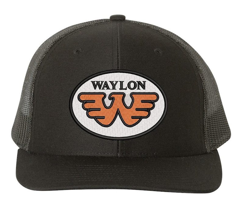 Waylon Jennings Flying Embroidered Patch Richardson 112 Snapback ...