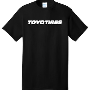 Toyo Tires Printed Black T-shirt Long Sleeve Shirt