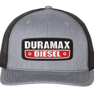 Duramax Diesel Patch Embroidered Richardson 112 Snapback Trucker Hat