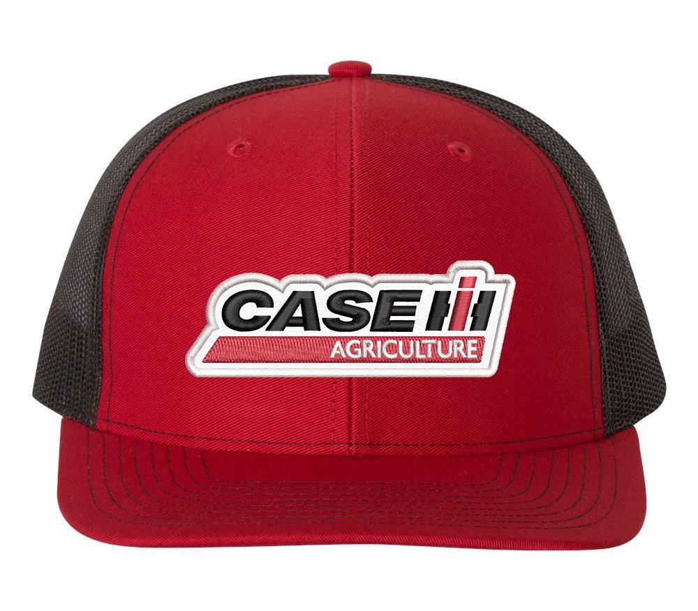 Case IH Agriculture Richardson 112 Embroidered Patch Trucker Snapback Hat Tracto John Deere Tractor Patch on Richardson 112 Trucker Hat  main image 2