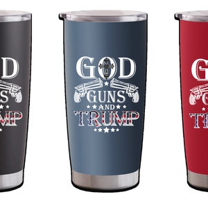 Trump 2024 Election Religious MAGA 20 oz Stainless Steel Insulated Drink Tumbler